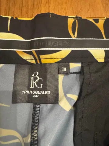 1PIU1UGUALE3 골프 피케 셔츠와 팬츠 세트 사이즈 III