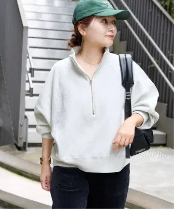 별주 [ CHAMPION/챔피온 ] for JS 하프 지퍼 맨투맨