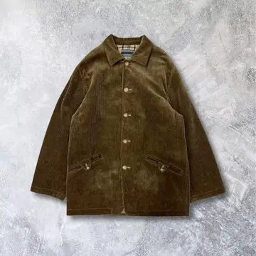 커버올 자켓 코듀로이 브라운 아메카지 vintage