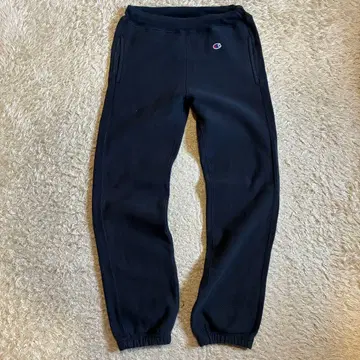 (USA제 빨간색 택) 리버스 위브 스웨트 팬츠 챔피온 블랙