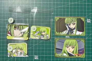 코드기어스 반역의 를르슈 C.C. 외 콜렉트 카드, 스티커