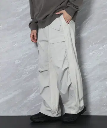 A+ TOKYO CITY TOKYO 더블 페이스 팬션 카고 팬츠