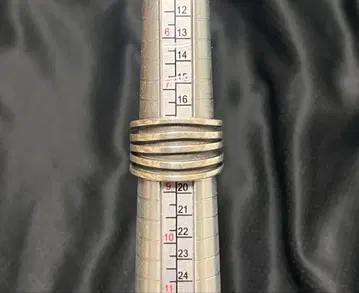 TOM HAWK 스털링 실버 레이어드 반지 17호