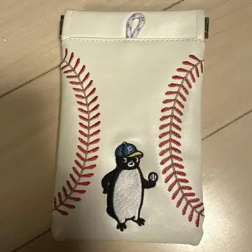 컨디션 최상 수박 펭귄 파우치 카라비너 포함