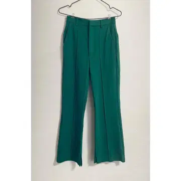 알뜰 비비드 그린 슬랙스 센터 프레스 스트레치 골프