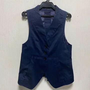 마리떼 프랑소와 저버 코튼 혼방 베스트 베스트 기믹 다마시 옷깃