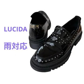 루시다 스터드 페니 로퍼 23.5 레인 대응 Dalim 에나멜 24AW