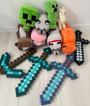 마인크래프트 묶음 판매 봉제 인형 묶음 판매 검 묶음 판매