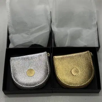 [미사용 새상품] 황궁 지갑 소가죽 코인 케이스 박스형 금 은 골드 실버
