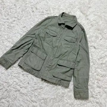 [ c6946 ] 밀리터리 자켓 긴팔 카키 M