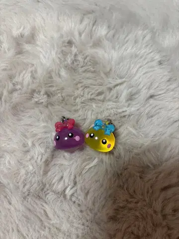 홋페짱 메지루시 액세서리 보라색, 옐로우 컬러