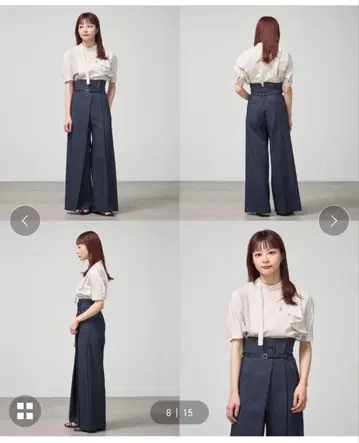 유나이티드 도쿄 HAKAMA 하카마 팬츠 와이드 팬츠 블랙