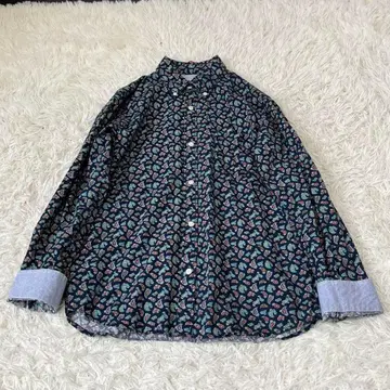 GAIJIN 가이진 메이드 페이즐리 패턴 긴팔 셔츠