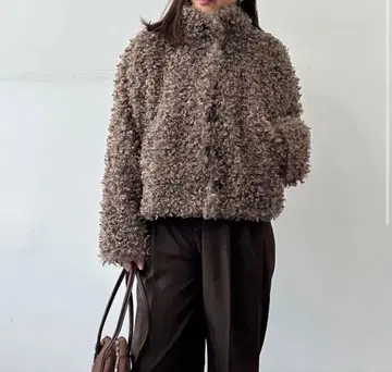 푸들 퍼 미들 스탠드 블루종