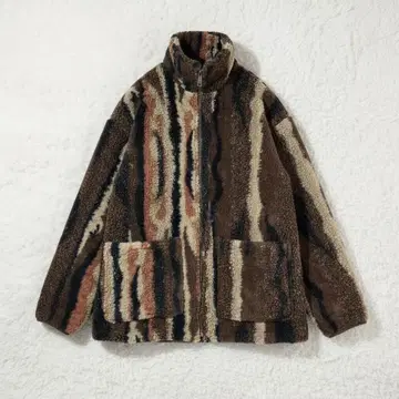 [신편] niko and - 믹스 보아 하이넥 풀 ZIP 자켓 M