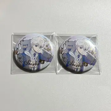 블루 록 트레이딩 금박 캔뱃지 테디베어 나기 세이시로 2세트