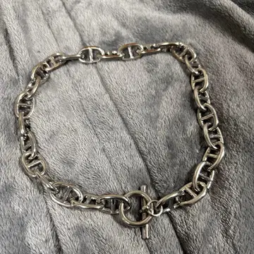 실버 체인 링크 목걸이