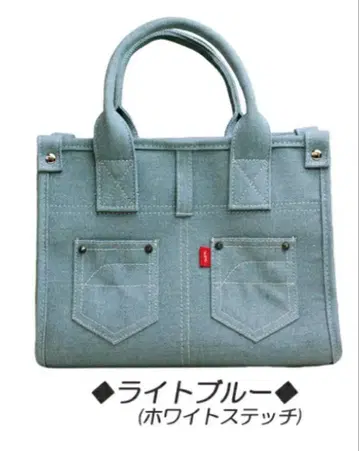 미니 토트백 데님 귀여운