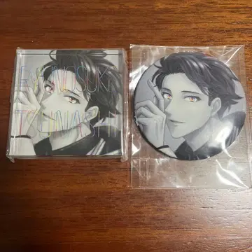 [ 쥬죠 류노스케 아크릴 블록 캔뱃지 ] 12SONGS GIFT 아이