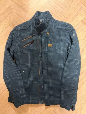 G-STAR RAW 체크 무늬 자켓