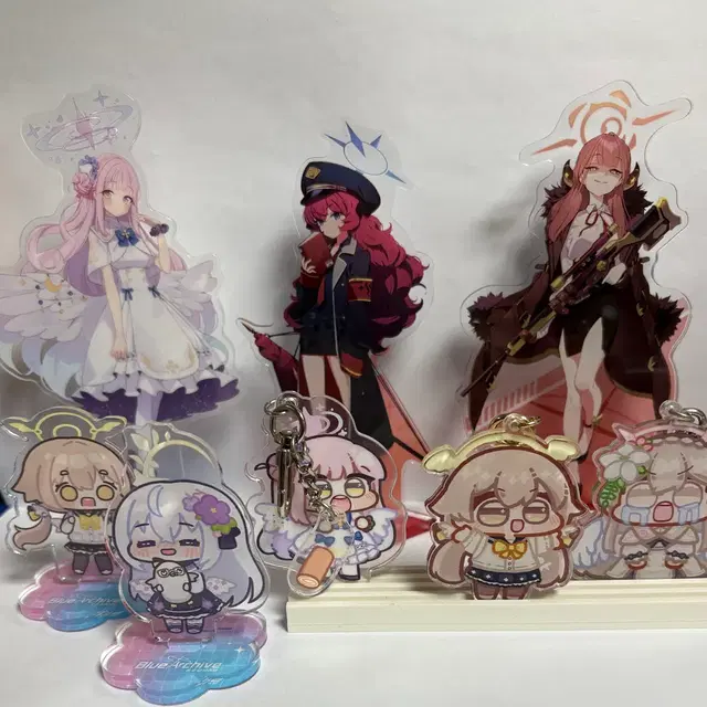 블루 아카이브 아크릴 스탠드 키링