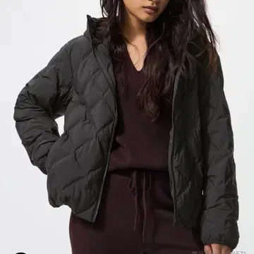 유니클로 퍼프 테크 후드티 M 사이즈