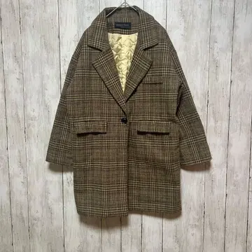 메종 드 테레즈 브라운 체스터 코트 [ S ]