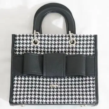 pium 프론트 리본 미니 토트백 믹스 양산형 지뢰