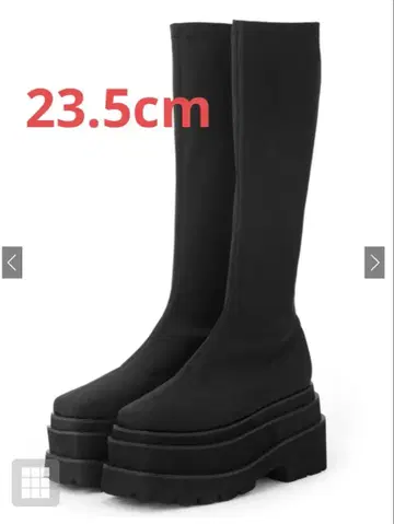 GRL 그레일 스트레치 플랫 통굽 롱 부츠 gd1586