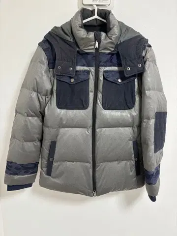 Dance With Dragon 다운 자켓 사이즈 3 그레이/네이비
