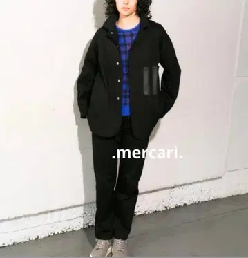 WYTE 써멀 데님 커버올 자켓