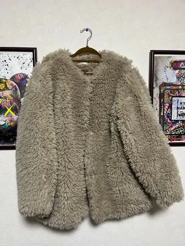 RETRO GALLERY 보아 자켓 L 베이지