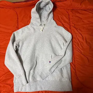 Champion Revere Weave 후드티 XL 그레이 11.5oz