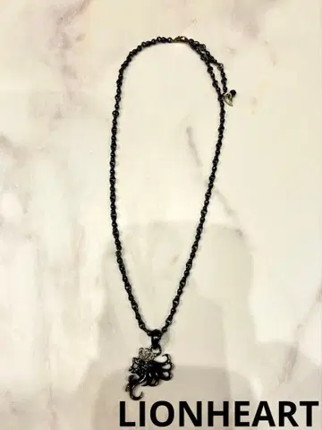 LIONHEART 블랙 목걸이