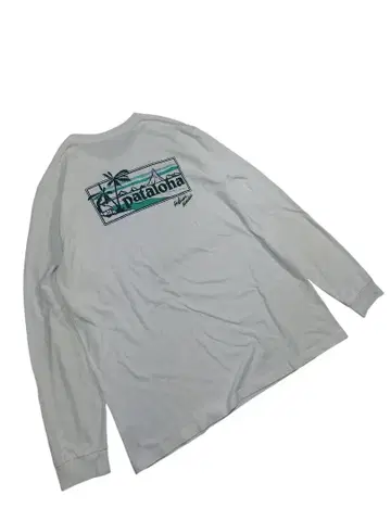 pataloha 파탈로하 롱 티셔츠 화이트 Patagonia