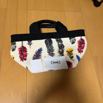 FEILER 깃털 패턴 토트백