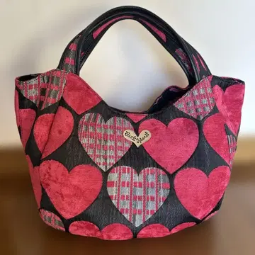 싱크비 하트 무늬 토트백