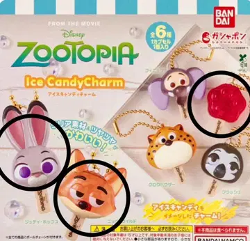 [ 새상품 ] [ 미개봉 ] 주토피아 아이스캔디 참 가챠 주디
