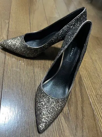 RANDA 라메 그라데이션 하이힐 펌프스 23.0