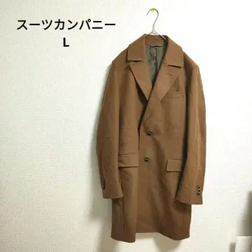 수트 컴퍼니 체스터 코트 캐시미어 혼방 L