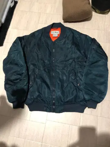 신 사이즈 80s llbean ma-1 네이비 M
