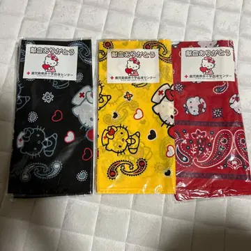 헬로키티 간호사 반다나 세트 3색