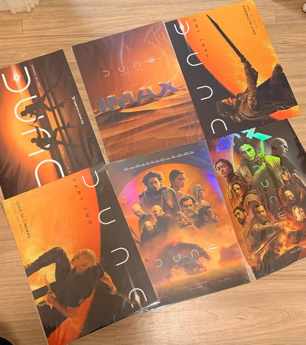 Dune Part Two poster IMAX 4DX ScreenX original ticket