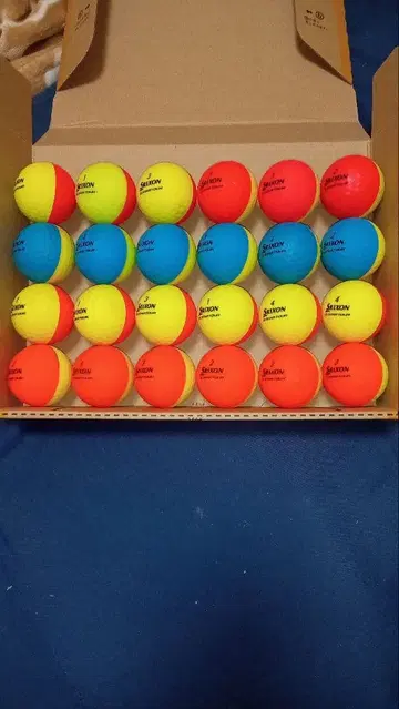 SRIXON Q-STAR TOUR 컬러 로스트볼 24구