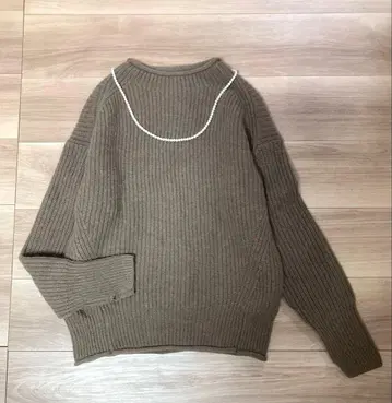 새상품급 그린 라벨 릴랙싱 해밀턴 니트 브라운