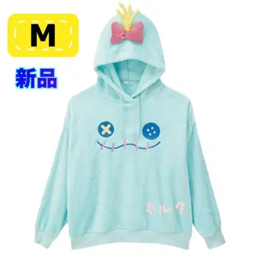 새상품 릴로 & 스티치 스크 트레이닝복  M 후드티 플리스