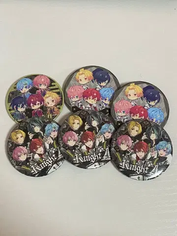 [ 묶음 판매 ] Knight A 캔뱃지 7개 세트