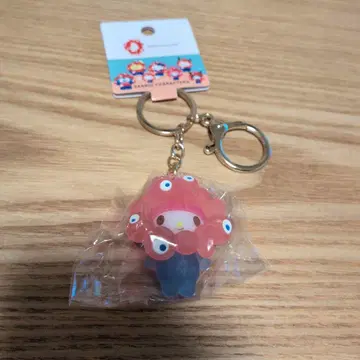 오사카 간사이 만박 입체 마스코트 클리어 컬러 키링 [ 마이멜로디 ]