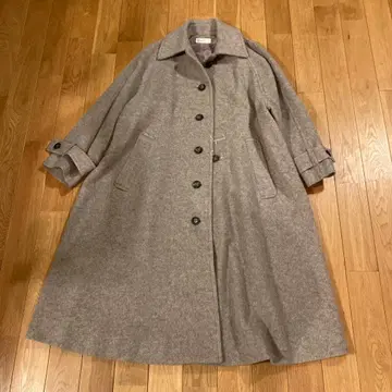 [ 새상품 ] 북유럽 가볍게 흔들리는 울 롱 코트 그레이 S