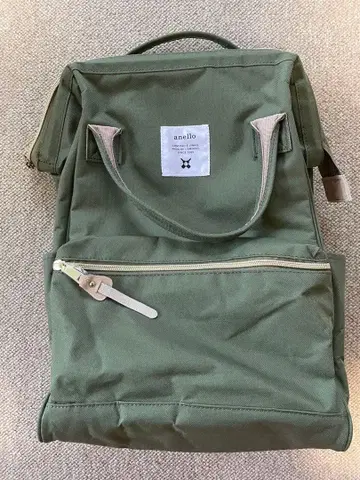 새상품 미사용 anello 아네로 올리브 그린 럭색/백팩